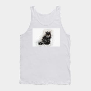 black cat Tank Top